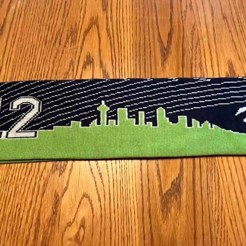 Seattle Seahawks Green/Navy Blue Scarf #12